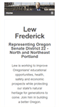 Mobile Screenshot of lewfrederick.org